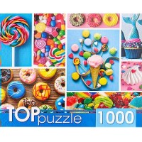 Рыжий кот Пазл 1000 TopPuzzle Любимые сладости ГИТП1000-4136 Россия