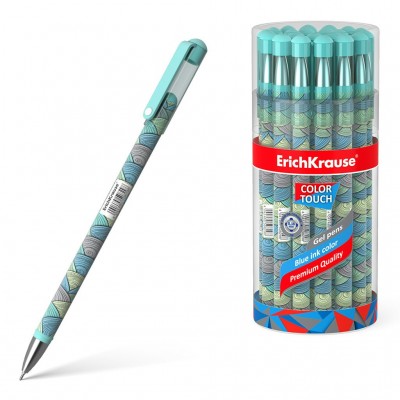 Ручка гелевая ColorTouch Emerald Wave синяя 50829 ErichKrause
