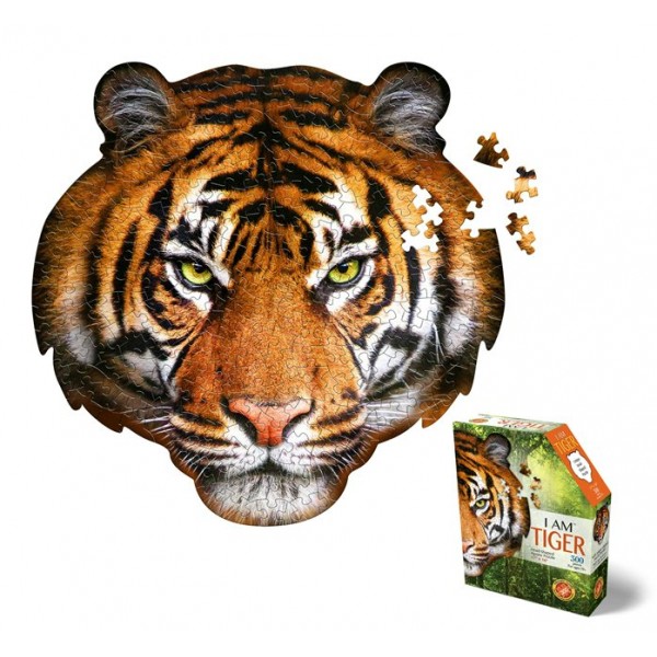 MaddCapp Пазл 300 КонтурнПазл Tiger. Тигр/дерев 6011 Китай