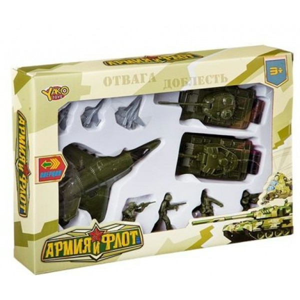 Yako Toys Игрушка   Набор. Военный. Армия и флот/инерц В86907 Китай