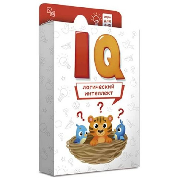 ГеоДом Игра  КарточнИгра Игры для ума. IQ Логический интеллект/40 карточек  Россия