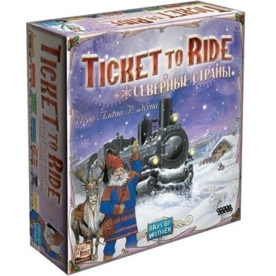 МирХобби Игра   Ticket to Ride. Северные страны 1702 Россия