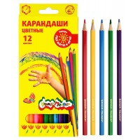 Карандаши цветные 12шт ККМ12 Каляка-Маляка 12/240 042728