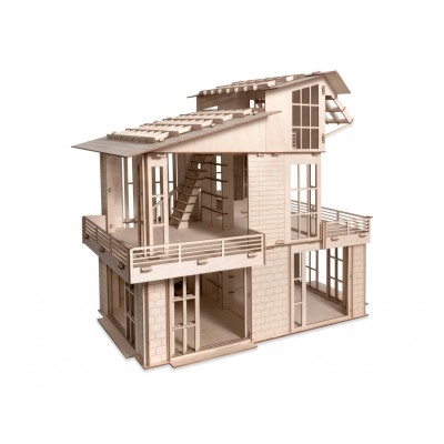 Сборная модель деревянная Дом Лофт 280 деталей 0164 Lemmo