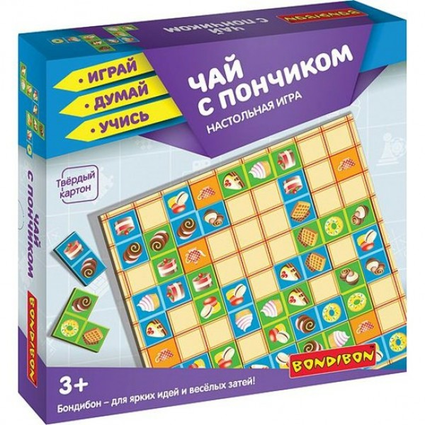 BONDIBON Игра  ИграйДумайУчись Чай с пончиком BB4332 Китай