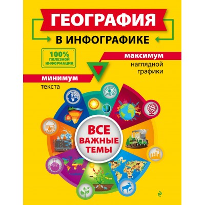 География в инфографике. Все важные темы. Справочник. Смирнова Л.В. Эксмо