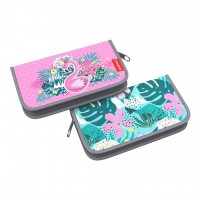 Пенал 1 отделение 11х20,5х2,5см с наполнением Rose Flamingo 52534 ErichKrause Пенал 1 отделение 11х20,5х2,5см с наполнением Rose Flamingo 52534 ErichKrause