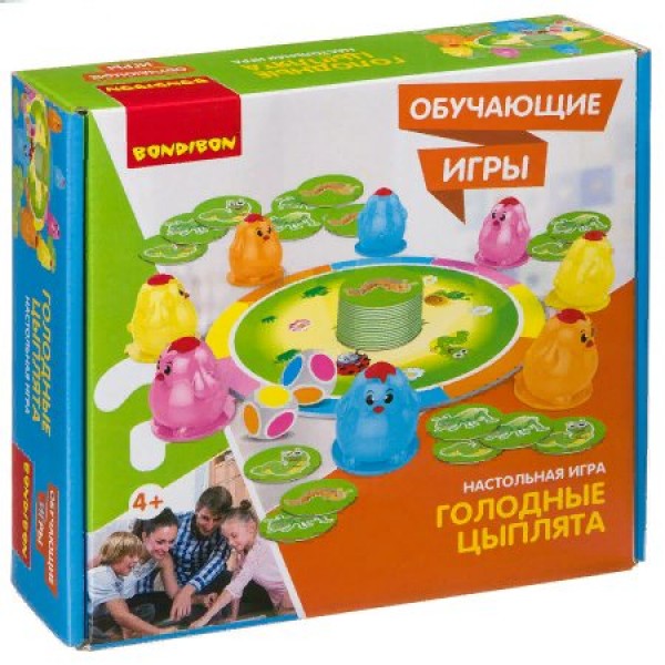 BONDIBON Игра  ОбучИгры Голодные цыплята ВВ3459 Китай