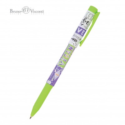 Ручка шариковая FreshWrite Vegan Черничный смузи синяя 0,7мм 20-0214/80 Bruno Visconti 24/288