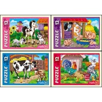 Рыжий кот Пазл 12 Ферма П12-5640 Россия ассортимент Рыжий кот Пазл 12 Ферма П12-5640 Россия ассортимент