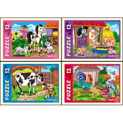 Рыжий кот Пазл 12 Ферма П12-5640 Россия ассортимент Рыжий кот Пазл 12 Ферма П12-5640 Россия ассортимент