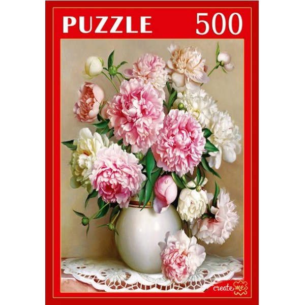 Рыжий кот Пазл 500  Русская коллекция. Букет/худ. И.Бузин РУКП500-5891 Россия