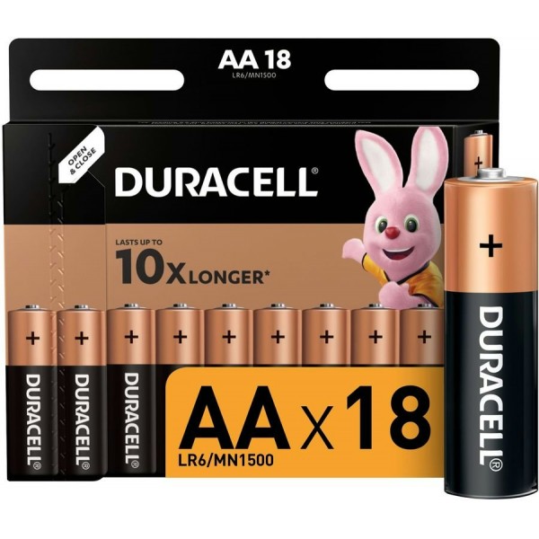 Элемент питания R06 LR6/316 BL18 Duracell Basic  ЦЕНА ЗА 1ШТ 427224 Duracell  239286