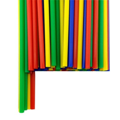Браво/Набор трубочек. Разноцветные/для шаров, флагштоков, сахарной ваты/52380100A/100 шт