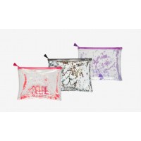 Папка на молнии В5 Glitter Dream прозрачная, ассорти, с конфетти 3072101 deVente Папка на молнии В5 Glitter Dream прозрачная, ассорти, с конфетти 3072101 deVente