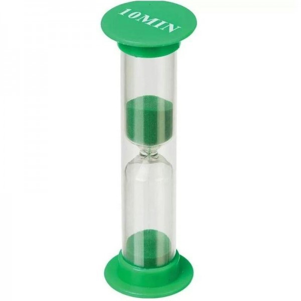 Часы песочные 10мин лабораторные Eximlab  стекло/пластик 1032990
