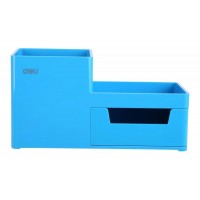 Подставка настольная 175х90х92мм 4 отдел. Rio голуб. пласт. 1145887 Deli  EZ25130