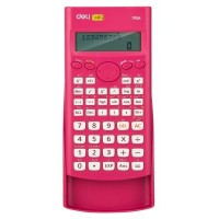 Калькулятор 10+2-разрядный Научный Для ЕГЭ красный 1189127 Deli 20/80 E1710A/RED