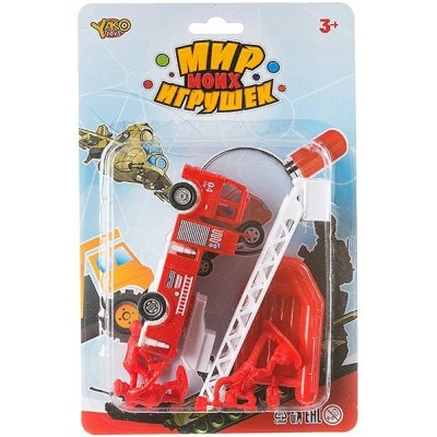 Yako Toys Игрушка  МирMicroИгр Набор. Пожарная служба/инерц В88718 Китай