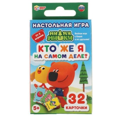 Умные игры Игра  КарточнИгра Кто же я на самом деле? Ми-ми-мишки, 32 карточки 308425 Россия