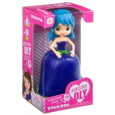 BONDIBON Игрушка   Кукла OLY. Девочка в фиолетовом цветке/17х10х8,5 см BB4746 Китай