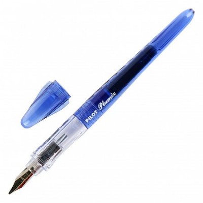 Ручка перьевая Pluminix Neon Medium синяя, синий корпус FCD-PXN(L) Pilot 50/200