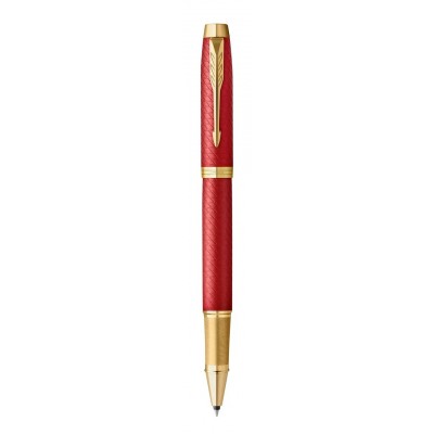 Ручка подарочная роллер PK IM PRM RED GT RB F. BLK GB 1371248 2143647 Parker