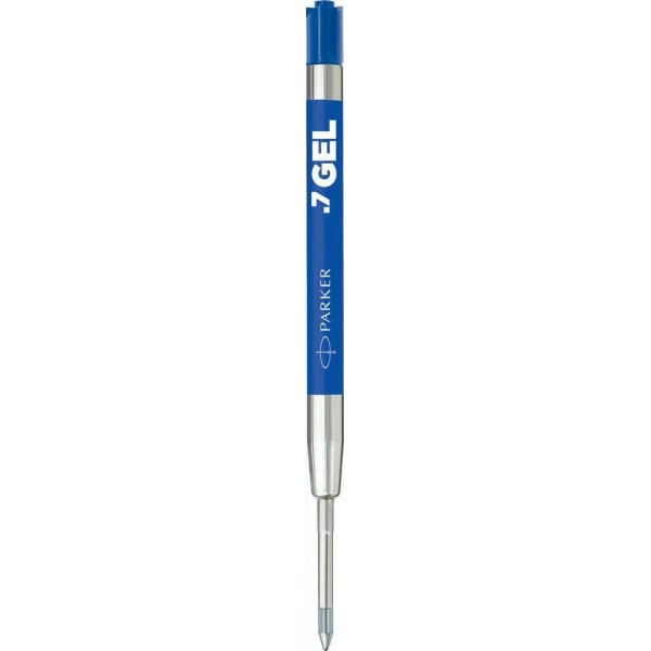 Стержень гелевый синий 0,7мм PK REF PL GEL BALL M BLU BL2 2шт блистер 1411665 2136210 Parker 1/12