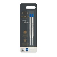 Стержень шариковый 100мм синий 1,0мм металлический Набор 2шт PK REF QINKFLW BP M BLU BL2/QuinkFlow z08 блистер 1411029, Р624744 Parker  1950373