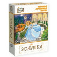 Нескучные игры Пазл 76 ФигурнПазлы Страна сказок. Золушка/дерев 8299 Россия