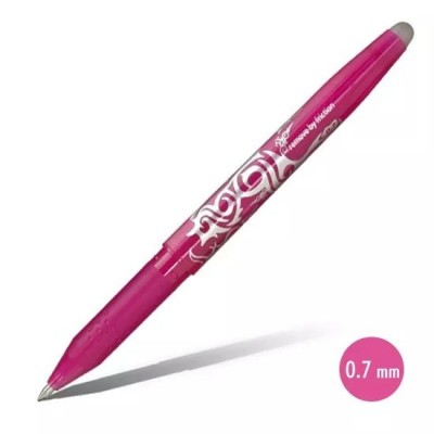 Ручка шариковая Пиши-стирай Шпион розовая 0,7мм BL-FR-7/P Pilot