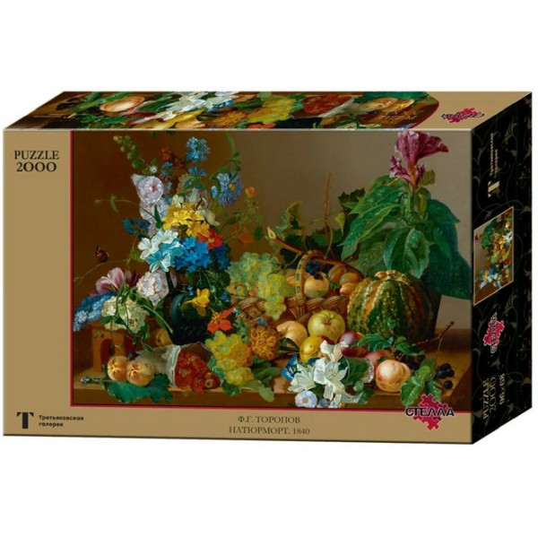 Стелла Пазл 2000 ТретьяГалерея Натюрморт. 1840/худ. Торопов Ф.Г. 200397 Польша