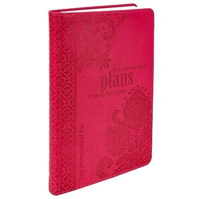 Книжка записная 96 листов А5 без линовки, кожзам Collezione Аристократичные узоры розовый, тиснение 96-5729 ПрофПресс