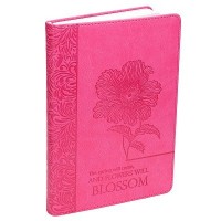 Книжка записная 96 листов А5 без линовки, кожзам Collezione Цветущий мак тиснение 96-4690 ПрофПресс