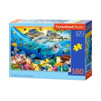 Castor Land Пазл 180  Дельфины в тропиках B-018468 Польша