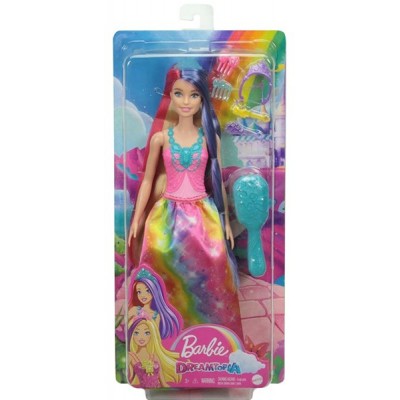 Mattel Игрушка  Barbie Кукла Барби. Игра с волосами. Принцесса с длинными волосами/28 см, с аксессуарами GTF38 Индонезия