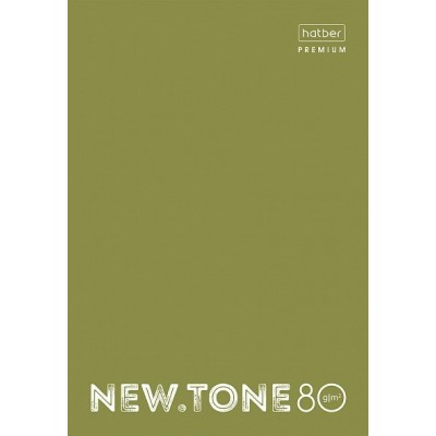 Тетрадь 80 листов А4 кл. Premium NEWtone Pastel Олива 80г/м2 глянц. лам. 05053 80Т4лА1_05053 Хатбер  067706