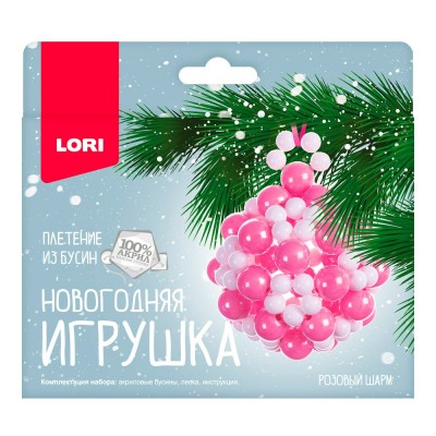 Плетение из бусин НГ Розовый шарм Пз/Бус-016 LORI