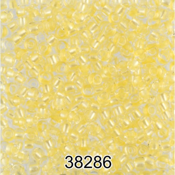 Бисер 2,3мм светло-желтый 50гр круглый 5 1-й сорт Е365 38286 Gamma