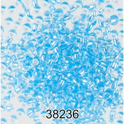 Бисер 2,3мм светло-синий 50гр круглый 5 1-й сорт Е362 38236 Gamma