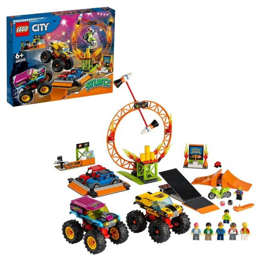 Lego Игрушка City Конструктор. Арена для шоу каскадеров 60295 Китай