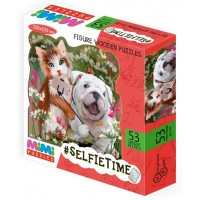 Нескучные игры Пазл 53 ФигурнПазлы MimiPuzzles. Selfietime/дерев 8416 Россия