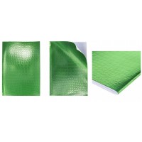 Тетрадь 96 листов А4 клетка, бумвинил Metallic Croco зеленый тиснение 60г/м2 96Т4бвВ3 Хатбер 1/25 072789