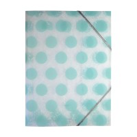 Папка на резинке А4 400мкм Горошек 14-033/07 Bruno Visconti 12/180