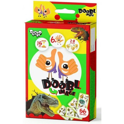 ДанкоТойс Игра  КарточнИгра Doobl imace. Динозавры DBI-02-05 Украина