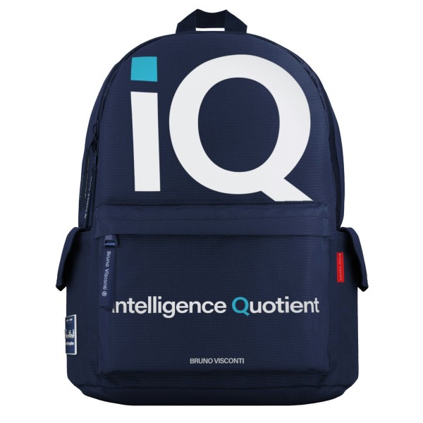 Рюкзак  30х40х17см IQ син. 1отд. 3карм. 570гр. 12-003-157/02 Bruno Visconti