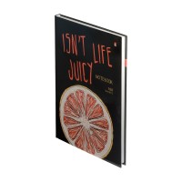 Блокнот 160 листов А4 клетка, твердая обложка Престиж Juicy Life Грейпфрут глянцевая ламинация, 55г/м2 3-160-490/13 Альт