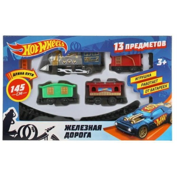 Играем вместе Игрушка   Железная дорога. Hot Wheels. Хот Вилс/длина пути 145 см A147-H06316-R6 Китай