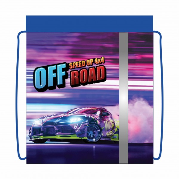 Мешок для сменной обуви 36х46см Элит Неоновый дрифт светоотражающая полоса СДС-33 Пчелка