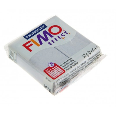 Пластика для запекания 57гр Fimo effect серебро с блестками 8020-812 Staedtler